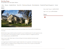 Tablet Screenshot of bellapropertymanagement.com